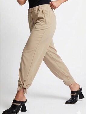 Calvin Klein Pants with Gold Hardware and Elastic Waist